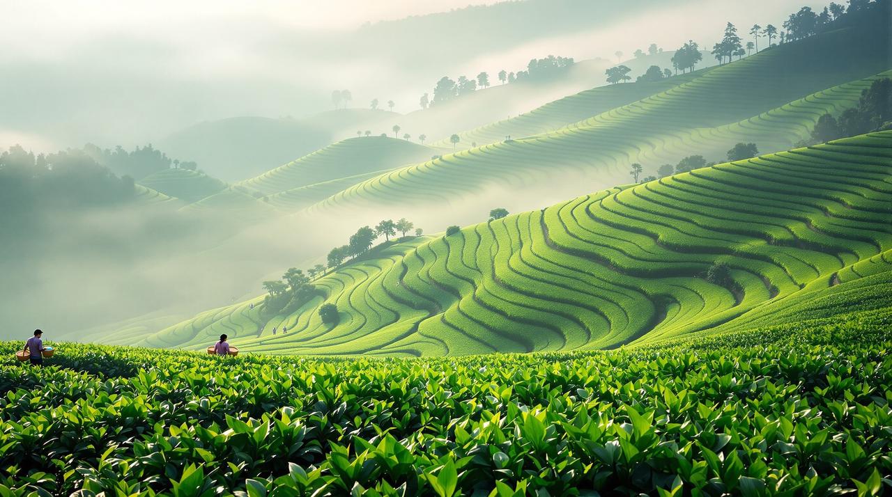 茶园四季
