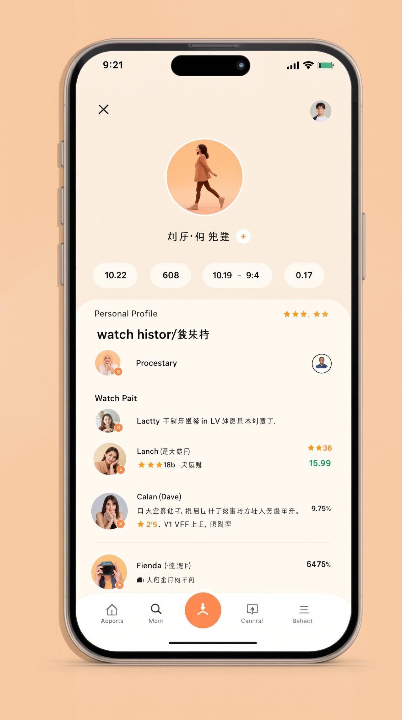 糖豆视频APP个人中心